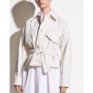 Vince Denim Utility Jacket belted size M